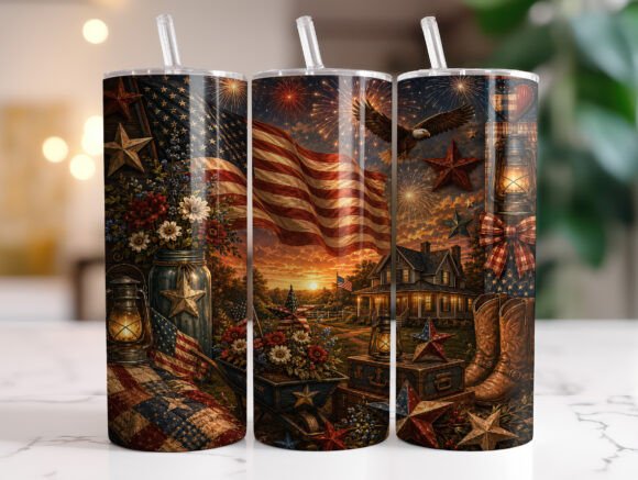 American Eagle Country Flag Tumbler Wrap: A Designer’s Honest Embroidery Review