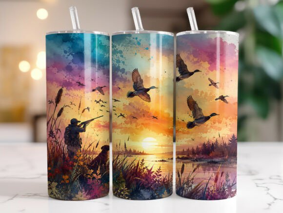 Duck Hunting 20oz Skinny Tumbler Wrap Review