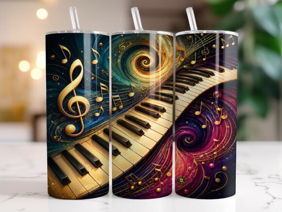 Piano Music Notes Tumbler Wrap: A Designer's Review